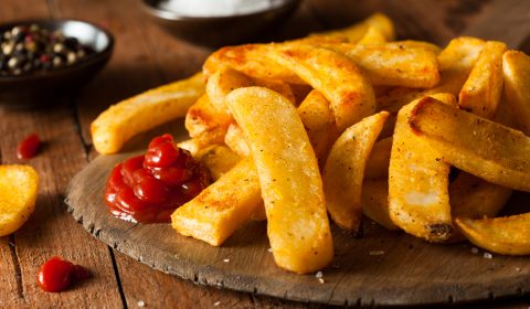 Homemade Salty Steak French Fries