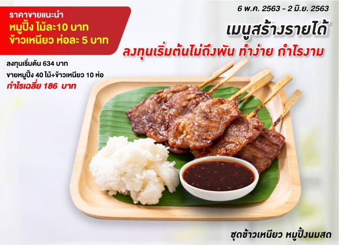 ข้าวเหนียวหมูปิ้ง | เพื่อนแท้ร้านอาหาร